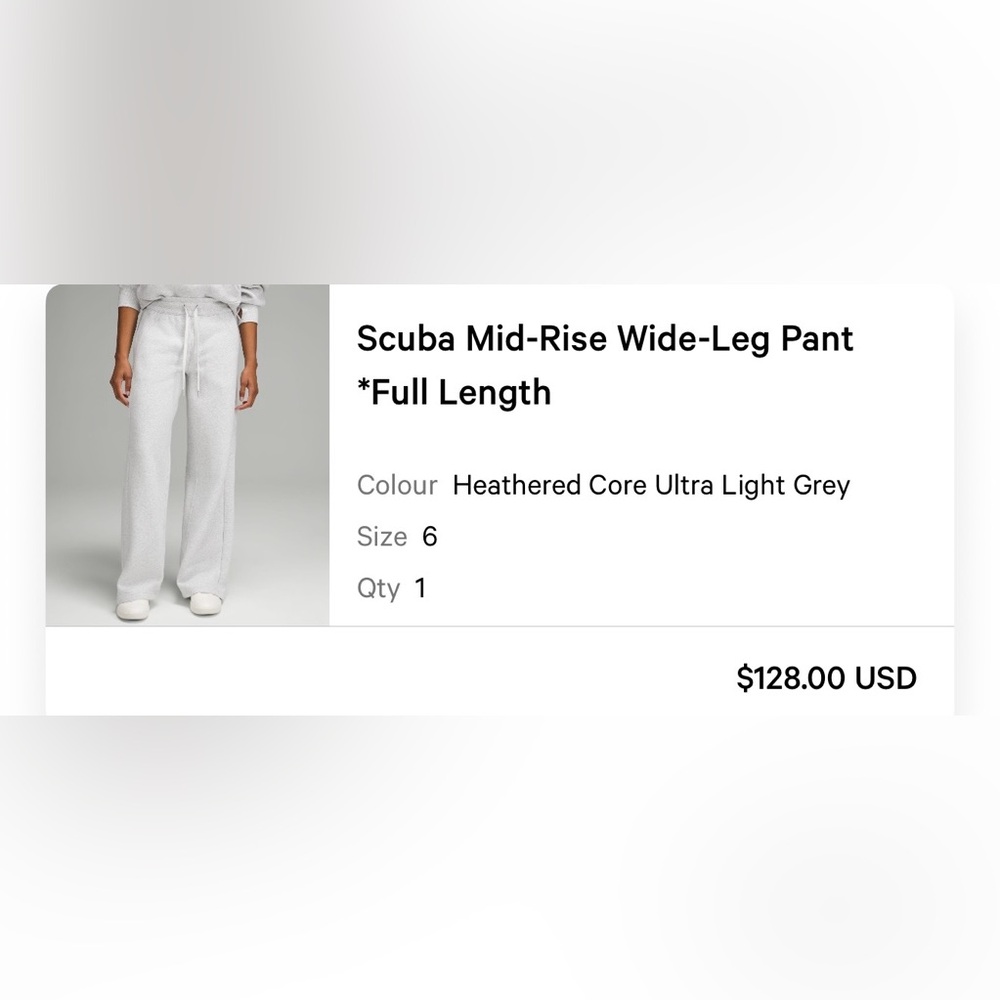 Women’s Lululemon Sweatpants Size 6 - Picture 6 of 7